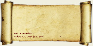 Paja Trnjaković vizit kartica